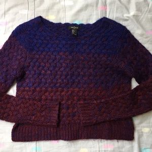 Forever 21 cropped boxy sweater